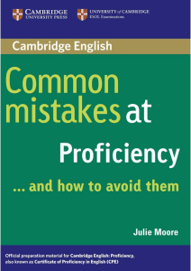 pdfcoffee.com common-mistakes-at-proficiency-pdf-free