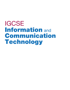 information and communication technology by graham brown and david watson