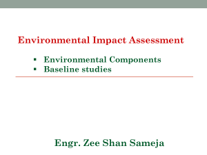 Components & Baseline Studies