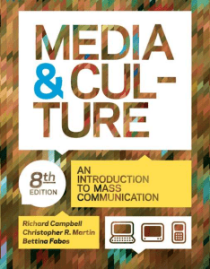 Media And Culture An Introduction To Mas