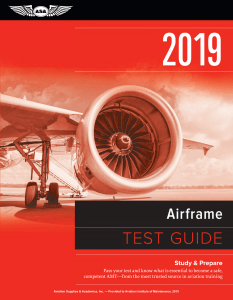 ASA Airframe test guide 2019