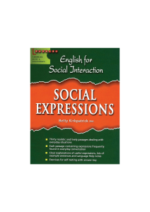 english for social interaction social expressions 1
