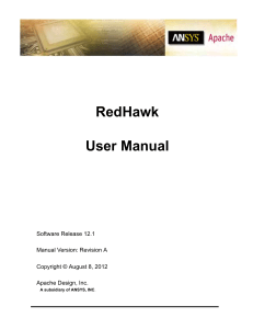 RedHawk man 12.1-A