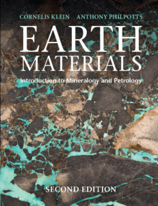 (2nd Edition) Cornelis Klein, Anthony Philpotts - Earth Materials 2nd Edition  Introduction to Mineralogy and Petrology-Cambridge University Press (2017)