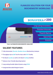 BONAVERA CHEM 200 - International bidding