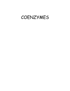 COENZYMES