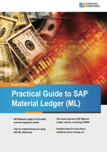 Practical Guide to SAP Material Ledger