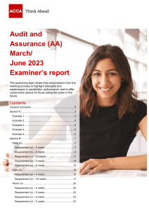 AA MJ23 Examiner's report - Final