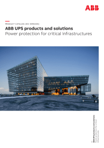 ABB UPS Catalogue