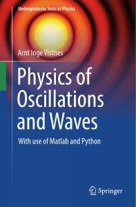 Physics of Oscillations and Waves  With use of Matlab and Python