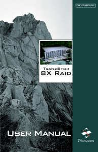 User manual tranzstor 8x raid