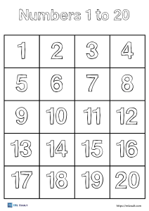 number-chart-1-20-coloring