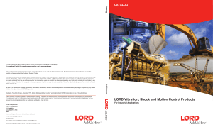 Shockmount LORD Catalogue PC7000