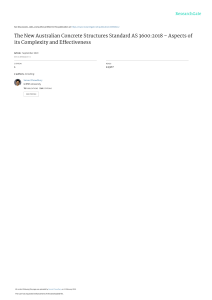 AS 3600:2018 Concrete Standard - Complexity & Effectiveness