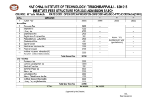 M.Tech M.Arch-Institute-fee-structure-for-2023-24-admission