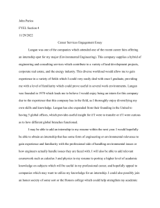 Career Services Engagement Essay