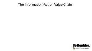 Information-Action Value Chain Presentation