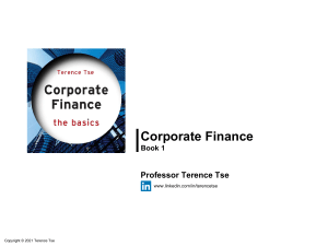 Corporate Finance (Book 1) - 2021