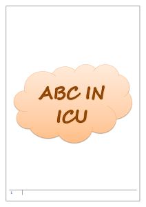 ABC in ICU