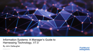 Information Systems: A Manager's Guide