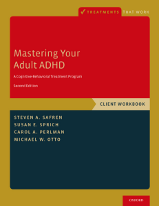 Mastering Your Adult ADHD  A Cognitive-Behavioral Treatment Program, Client Workbook - PDF Room