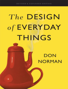 The Design of Everyday Things Revised and Expanded Edition Norman Don Z-Library