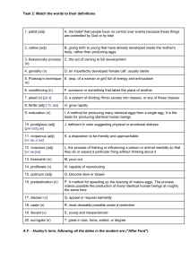 Vocabulary WS Chapter 1