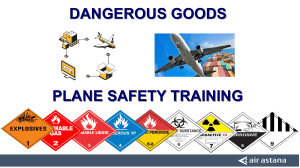 Dangerous Goods Air Astana Policy 2023 JAN 01 R1.0