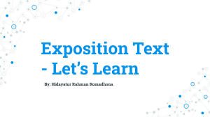 2. Materi - Let's Learn [Exposition Text]