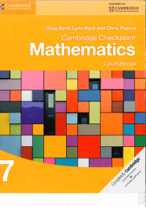 Pages from Mathematics 7 Coursebook