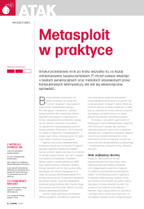 2010.03 Metasploit w praktyce
