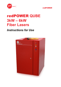 SM-S00521 QUBE Cabinet Fiber Laser Instructions for Use