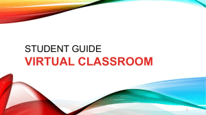 Student Guide to Virtual Classrooms