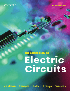 Introduction to Electric Circuits (Herbert W. Jackson, Dale Temple, Brian Kelly etc.)