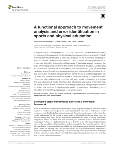 Hossner et al. - 2015 - A functional approach to movement analysis and err