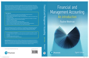 Financial and Management Accounting An Introduction -- Weetman, Prof Pauline -- 8, 2019 -- Pearson -- 9781292244419 -- 06426fe7f4d189c49919a199cfa6acdc -- Anna’s Archive