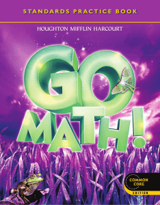 Go Math Student Practice Book 3