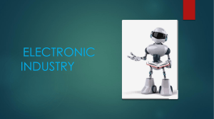 ELECTRONIC INDUSTRY PRESENTATION POWER POINT SLIDES