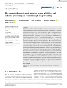 3---Psychophysiology - 2021 - Dieterich - Electrocortical correlates of impaired motor inhibition and outcome processing are