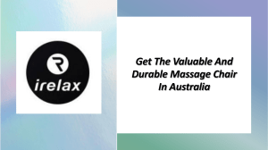 Get The Valuable And Durable Massage Chair In Australia