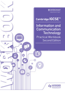 IGCSE ICT Practical Workbook