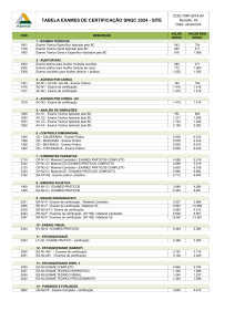 FMP-014-AF Rev45 - Tabela Exames de Qualificação - SNQC Jan Dez 2024