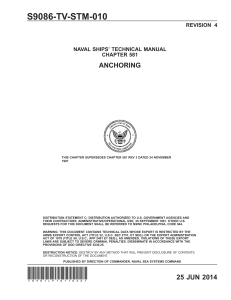 NSTM 581 Rev4 ANCHORING