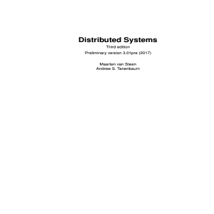 Distributed Systems Textbook: Architectures & Concepts