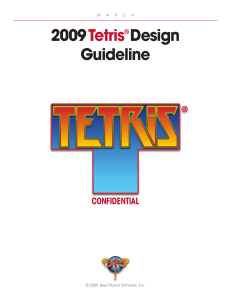 2009 Tetris Design Guideline