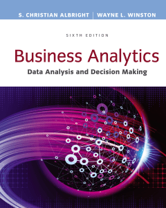 Business Analytics  Data Analysis & Decision Making ( PDFDrive )