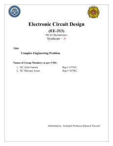 Electronic Circuit Design CEP (1)