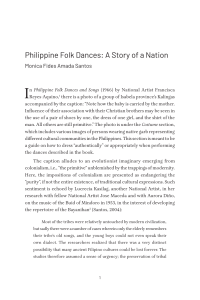 Philippine Folk Dances: A Story of a Nation