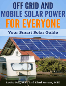 Off Grid and Mobile Solar Power for Everyone Youre Smart Solar Guide by Lacho Pop and Dimi Avram