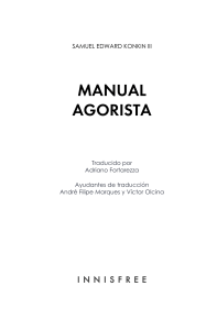 Manual Agorista Konkin III